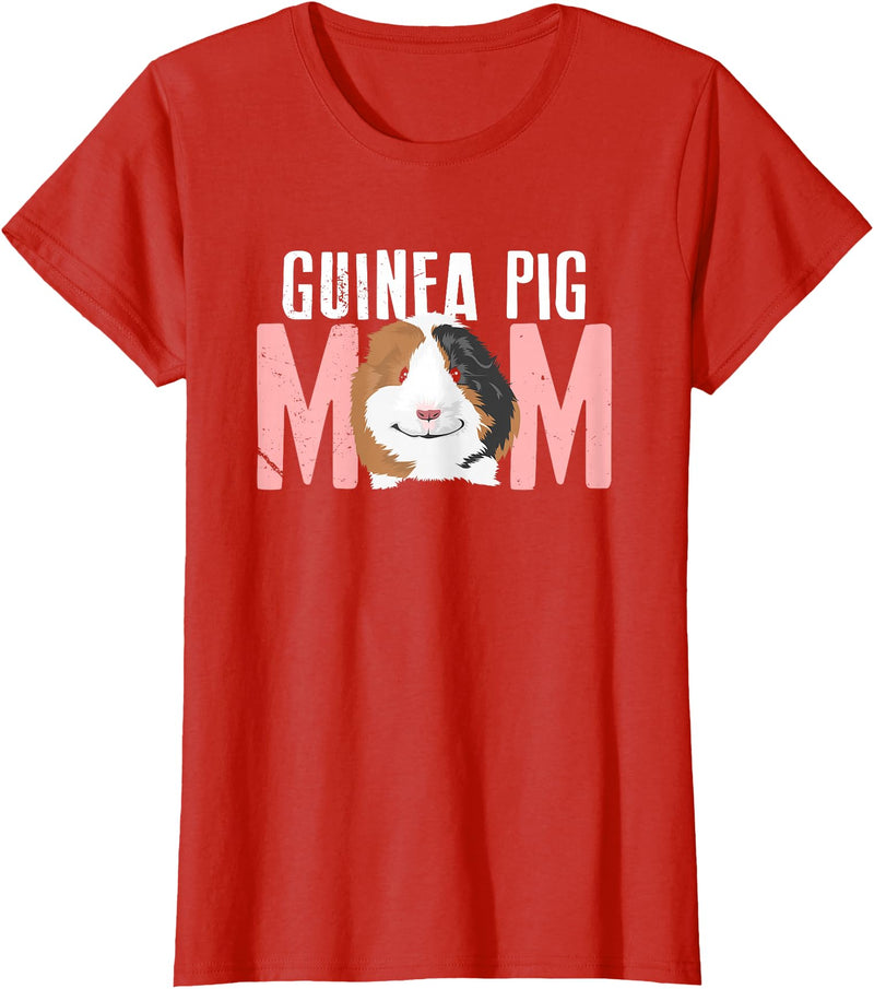 Awesome Guinea Pig Mom Tees & Apparel Sweet Guinea Pig Mom T-shirt T-Shirt - Red