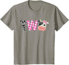 Funny Cow Mom And Dad Birthday Family Tees Second Birthday Girl Cow Farm, 2nd Birthday Cow 2 Toddler T-Shirt - Slate Grey
