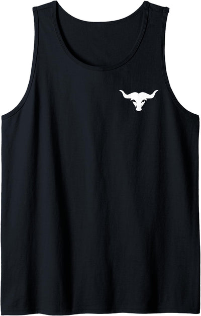 Cow Vintage Buffalo Silhouette Bison Lover Bison Tank Top