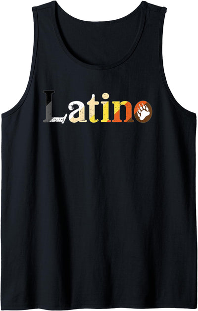 Equal Rights Gay Bear Sânpebe Designs Mens Mens Latino Gay Bear Pride Distressed Tank Top