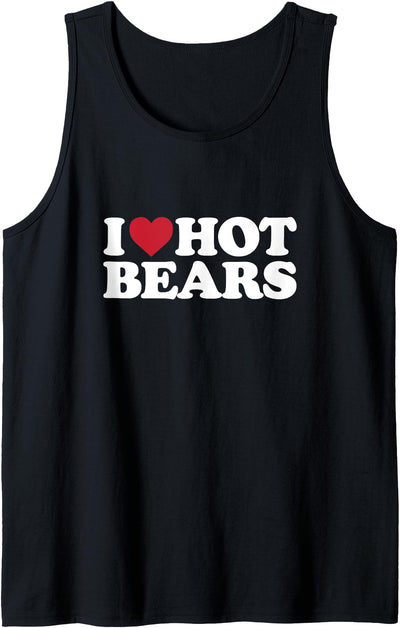 I Love Hot Bears - I Heart Hot Bears Tank Top