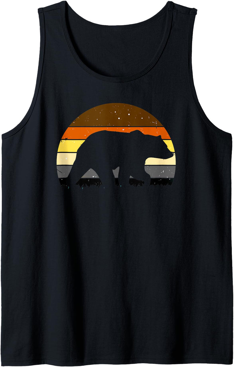 Bear Leather Cub Gay Pride 2024 LGBT Bear Dilf Mens Muscle Daddy Gay Bear & Cub Pride Tank Top - Black