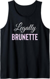 Bailey Bear Apparel Legally Brunette Lawyer Attorney Law School Tank Top - Black