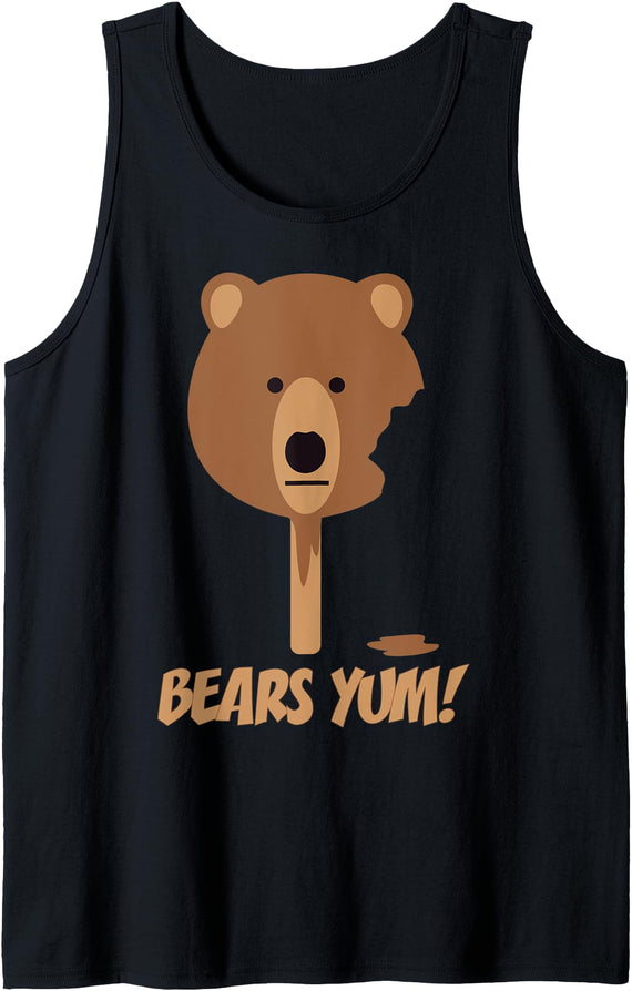 Gay Bear & Cub Woof Shirt Co Gay Woof, Grr, Growl Bears, Cubs & Otters LGBTQ Gay Pride Tank Top - Black