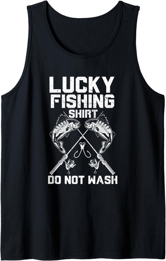 Funny Fishing Gift For Fish Lovers Tee Gifts Funny Cute Fishing Gift For Men Women Fisherman Fish Lovers Tank Top - Black