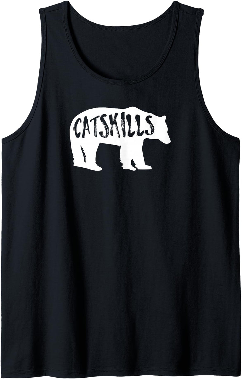 Esskay Designs Catskills Tees Catskills Bear Tank Top - Black