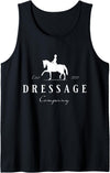 Dressur Pferd mit Dressurreiterin - Dressage Dressage Horse - Dressage Riding Horses Dressage Rider Tank Top - Black