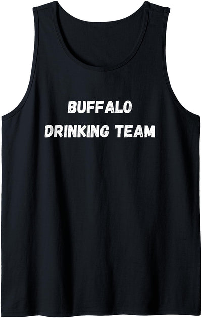 Cow Pool Fun Drinking Team Buffalo Tank Top