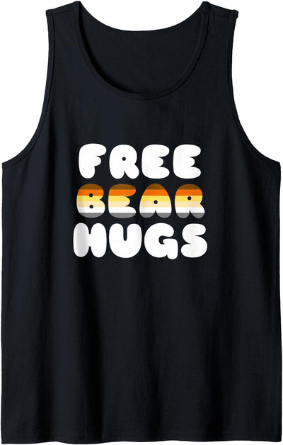 Mens Free Bear Hugs Gay Bear Tank Top