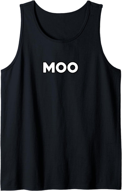 Moo Talking Cow Moo Funny Cow Goes Moo Tank Top