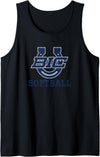 Buffalo Island, Monette, AR 72447 Buffalo Island Central High School Mustangs Softball Tank Top - Black