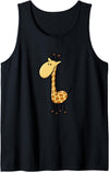 Skizzenmonster Giraffe Lover Gifts Cool Cartoon Animal Cute Giraffe Tank Top - Black