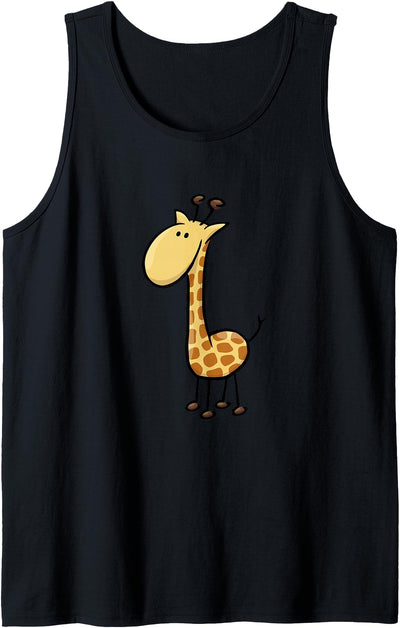Cool Cartoon Animal Cute Giraffe Tank Top