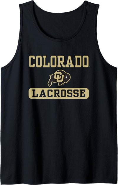 Cow Elite Authentics Colorado Buffaloes Lacrosse Officially Tank Top