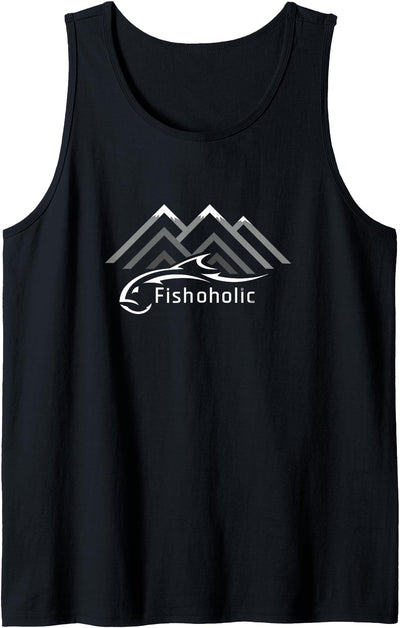 Logo for Fishing Enthusiasts - Snow Mountains Tank Top