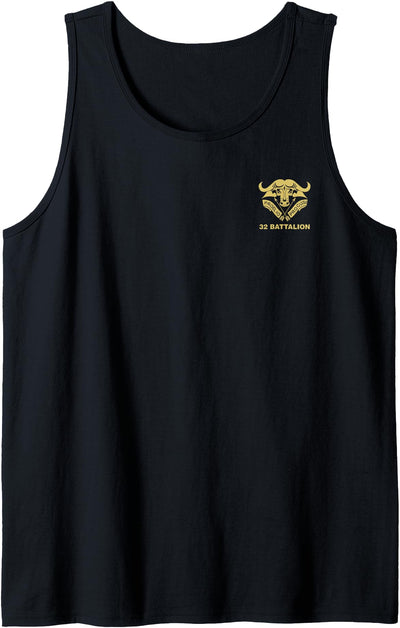 Cow Buffalo 32 Battalion South African Army Tank Top