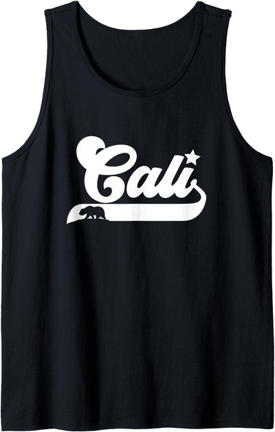 Cali Vintage California Bear USA State Beauty Design Idea Tank Top