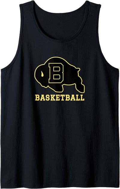 Cow Buffalo High School Buffalo Wy 82834 Wy Logo Basketball Tank Top