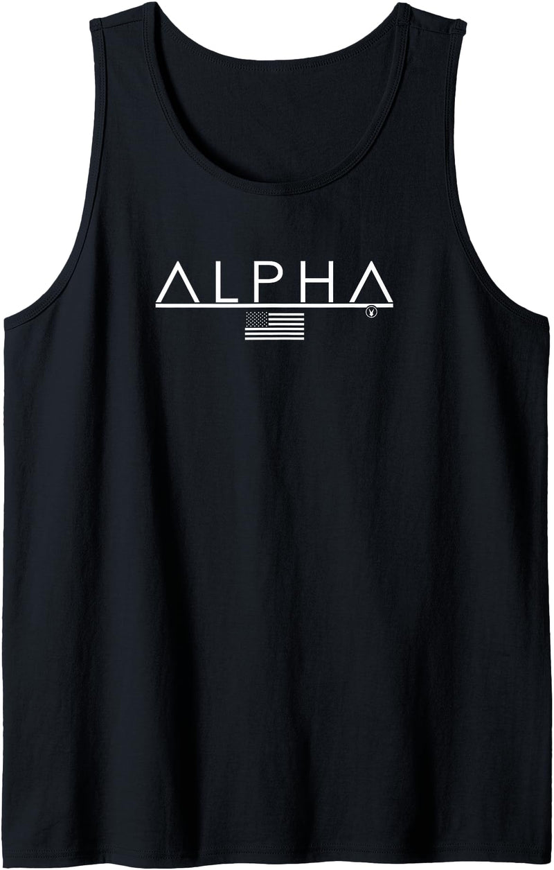 ALPHA Gym Rabbit Workout Bodybuilding Fitness Tank Top in Black
