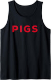 Arkansas Sports Designs PIGS Arkansas Tank Top - Black