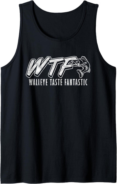 Walleye Fishing WTF Walleye Taste Fantastic Tank Top