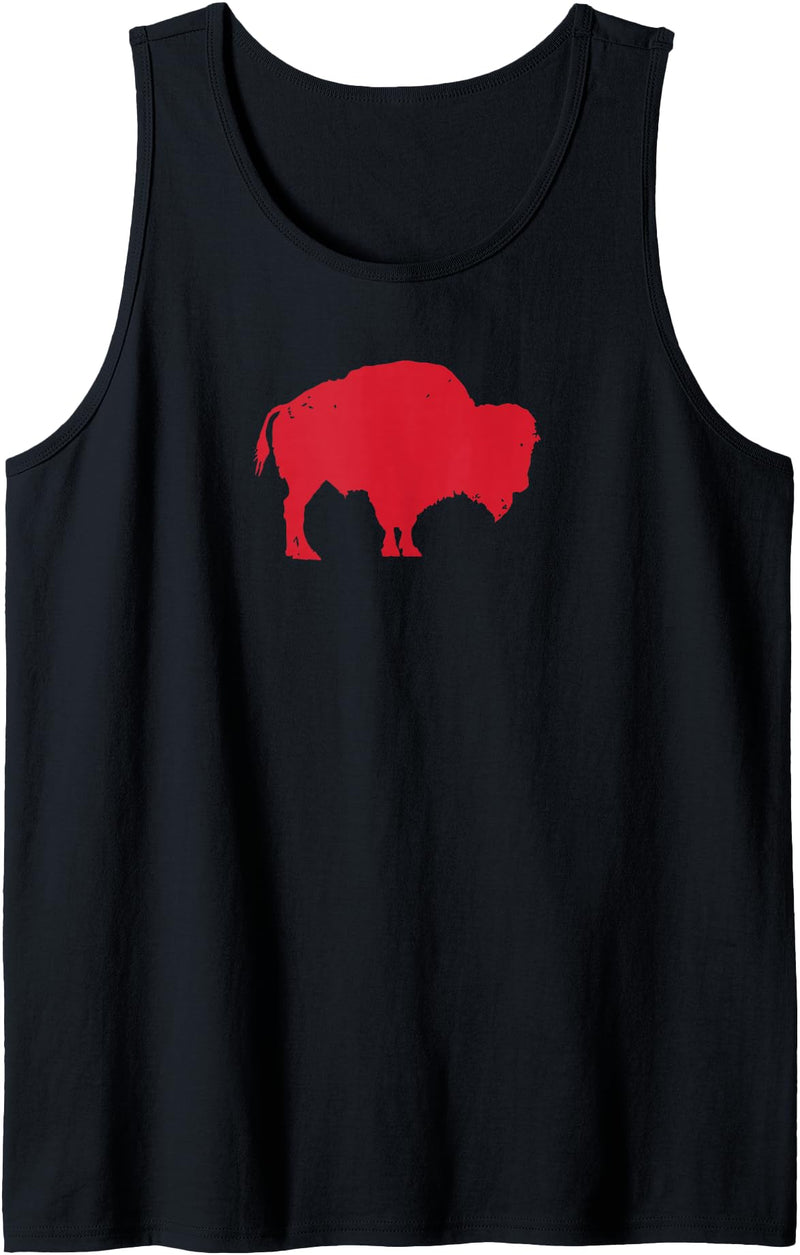 I Heart New York Shirt Buffalo 716, Vintage Tank Top - Black