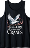 Sandhill Crane Birding Bird Lover SteMi Apparel Sandhill Crane Bird Lover Birdwatching Ornithology Birder Tank Top - Neon Pink