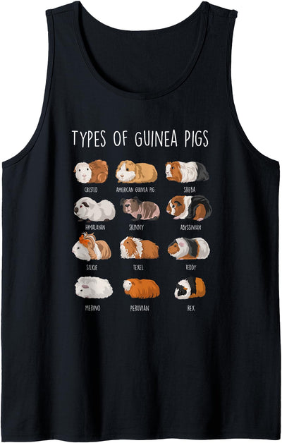 Guinea Pig Types Of Guinea Pigs Tank Top