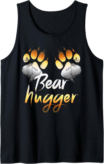 Mens Bear Paws, Bear Flag, Gay Bear Pride, Bear Community Tank Top
