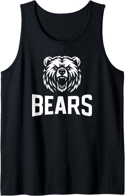 Bears Mascot 2 for Players and Fans Tank Top