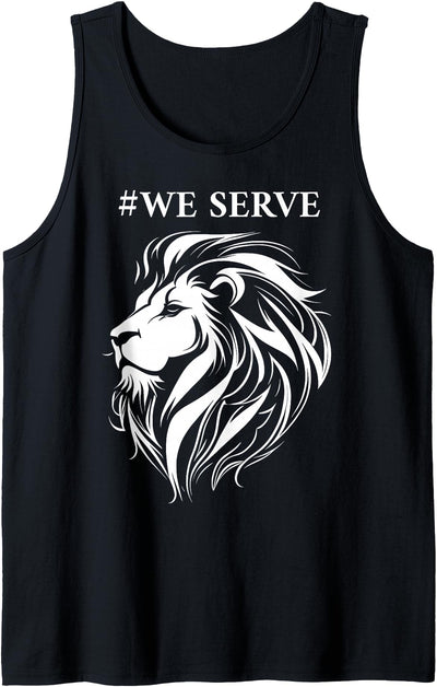 Lions club international We Serve Lions Tank Top
