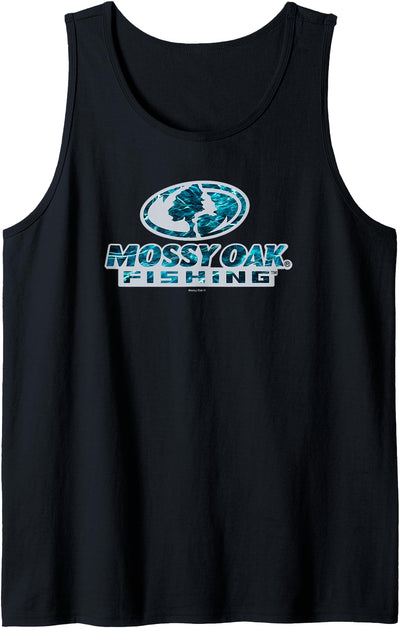 Fishing Open Water Classic Blue Logo Tank Top