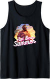 Bear & Cub Chaser Pride Community Co. Hot Bear Summer - Bear & Cub Gay Pride LGBT Bear Gay Daddy Tank Top - Black