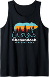 Shenandoah National Park Hiking Shenandoah National Park Bear Shenandoah Valley Tank Top - Black