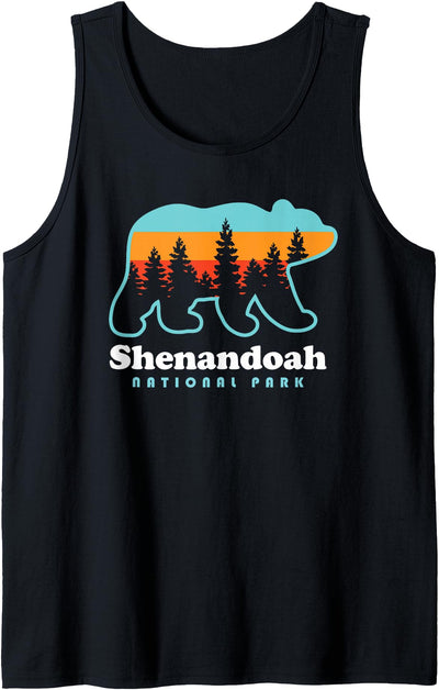 Shenandoah National Park Bear Shenandoah Valley Tank Top