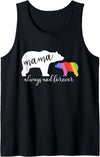 LGBT Gay Pride Shirts Mom Mama Bear for Moms Mama Bear Gay Pride Momma and Mom 2018 LGBTQ Tank Top - Black