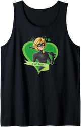 Miraculous Ladybug Valentine's Day Love from Cat Noir Tank Top
