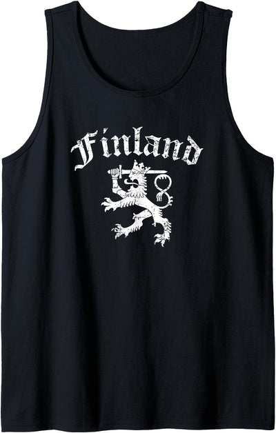 Finland Lion Symbol Finnish Pride Tank Top
