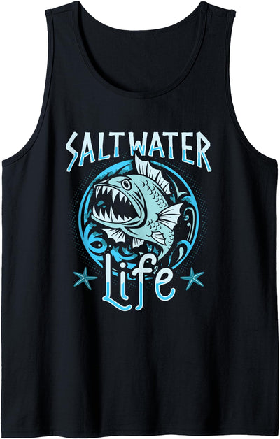 Saltwater Life Fishing Tank Top