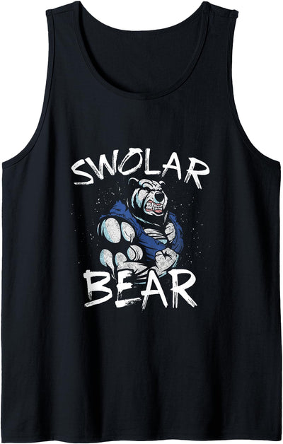 Training Polar Ice Bekleidung Nice polar bear fitness bodybuilder gun gifts - Swolar bear Tank Top