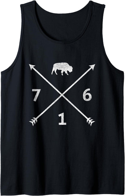 Buffalo Souvenirs Bflo Wny Code Buffalo New York 716 Area Tank Top