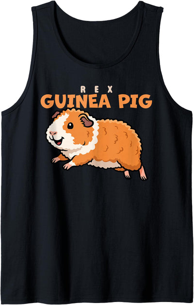 Cartoon Rex Guinea Pig Animal Lover Cute Guinea Pigs Tank Top