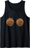 Lustige Kokosnuss Geschenke Coconut Summer Coconuts Bra Funny Coconut Tank Top - Black