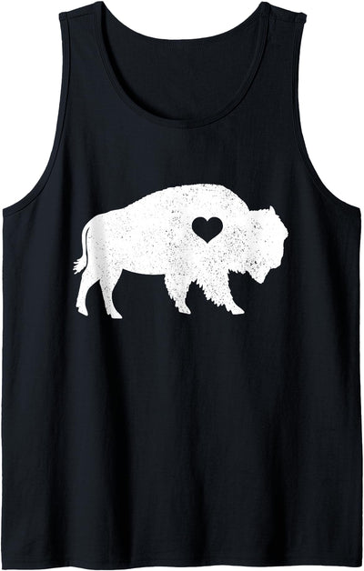 We Love Bison Vintage Bison Lover American Buffalo National Tank Top