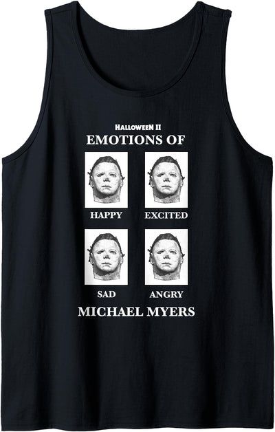 Halloween 2 Emotions of Michael Myers Tank Top