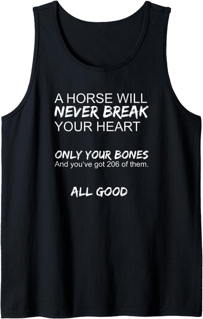 Horse Riding Gifts & Accessories Funny Horse Tank Top