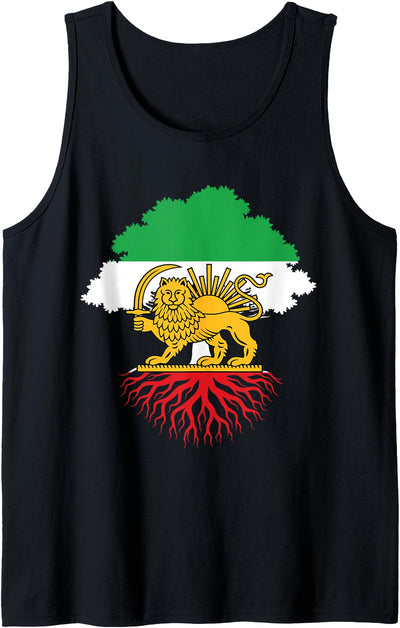 Lion and Sun Iran, Persia, Shir o Khorshid Tank Top