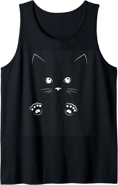 Cat Paws Gifts & Apparel Cat Cuteness Print SUPER CUTE with PAWS Design KITTEN LOVERS Tank Top