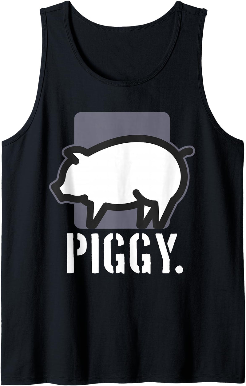 Bear Daddy Mens Piggy - Gay Adult Mens Kink Sex Pig Fetish Funny Humor Tank Top - Black