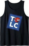 The Laughing Cow Cheese TLC Retro Tile Logo Tank Top - Black